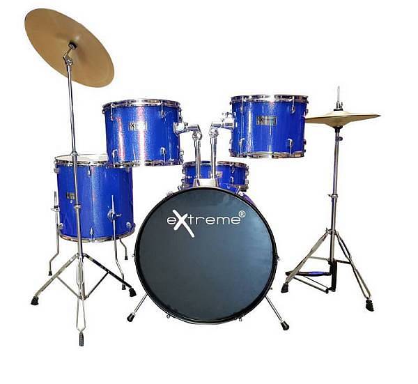 Extreme  D-1000 BLU BATTERIA ACUSTICA 5 PEZZI