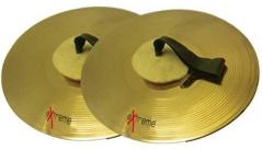 Extreme MARCHING CYMBALS 14" - PIATTI DA MARCIA con manali in pelle