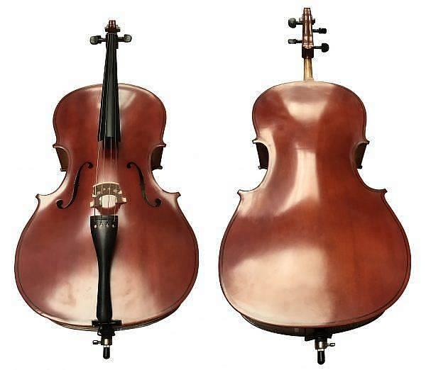 OLVEIRA VC11 VIOLONCELLO DA STUDIO 4/4 IN ABETE E TIGLIO FINITURA LUCIDA CON ARCHETTO