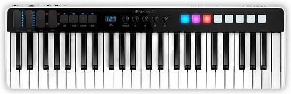 IK Multimedia iRig Keys I/O 49 - Master keyboard a 25 tasti per sistemi PC, MAC. iPad, iPhone