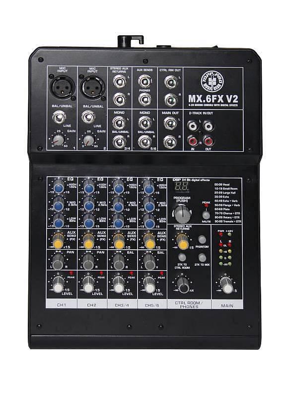 Topp Pro  TP MX6FX V2 - mixer con effetti