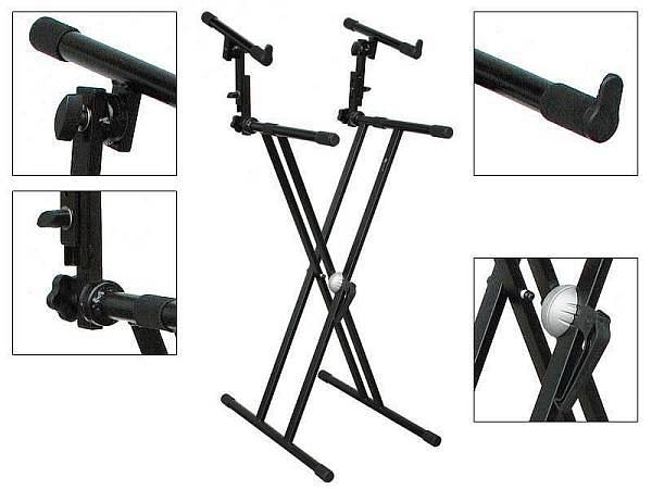 Extreme KSXX2 STAND TASTIERA A DOPPIA XX DOPPIO PIANO