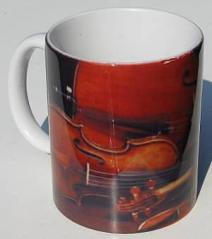 Music Accessories Gifts Planet MUGQTR - Tazza stampata con soggetto Quartetto d'Archi (Quatour)