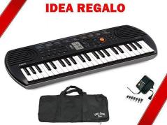 CASIO SA 77 - TASTIERA IDEA REGALO CON BORSA E ALIMENTATORE