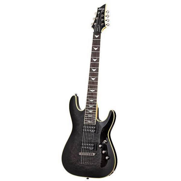Schecter OMEN EXTREME 7 STBLK See-thru black