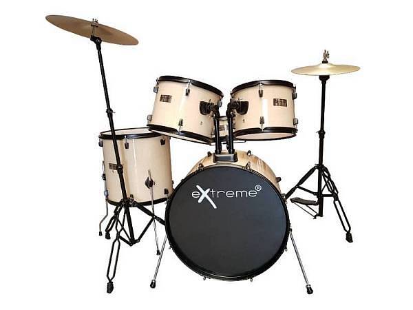 Extreme D950MW BATTERIA ACUSTICA 5 PEZZI COLOR MARMO BIANCO