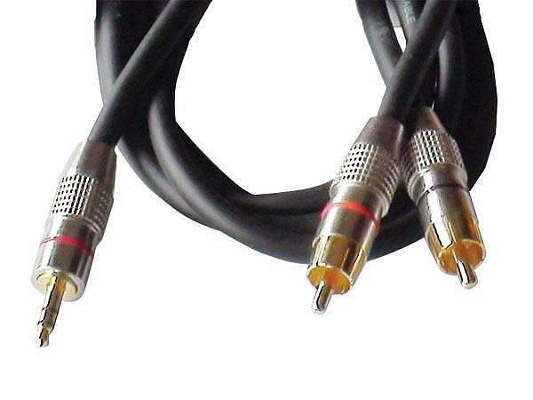 Extreme Cavo minijack stereo due RCA - 5 metri - mjs2r5pro