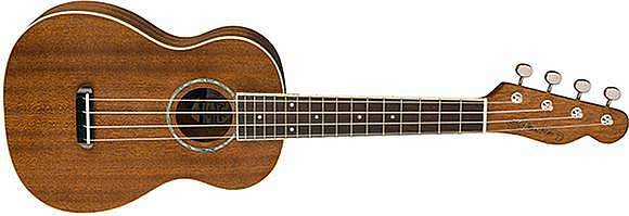 Fender Zuma Concert Ukulele, Walnut Fingerboard, Natural