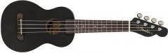 FENDER Venice Soprano Ukulele WN Black - UKULELE SOPRANO NERO