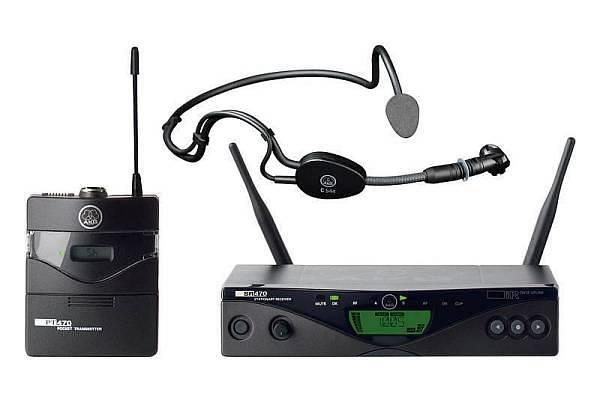 AKG WMS470 BD1 Sports Set -794,1 - 805,9 MHz - radiomicrofono archetto per aerobica e fitness