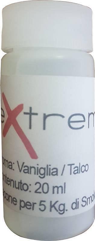 Extreme AROMA VANIGLIA E TALCO FLACONE DA 20 ML PER 5 Kg DI FUMO