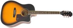 Epiphone AJ-220sce Vintage Sunburst - chitarra acustica elettrificata