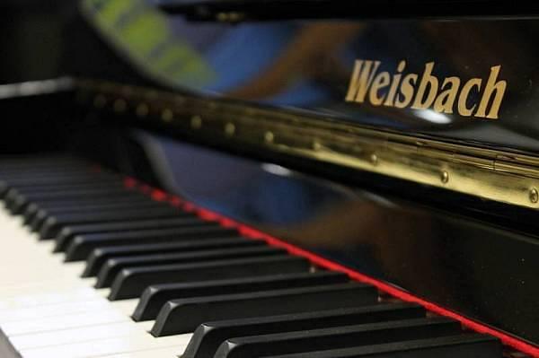 Weisbach 118JS con sistema silent - nero - pianoforte acustico verticale