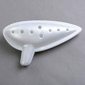 Extreme Ocarina in do, in plastica bianca - extok1