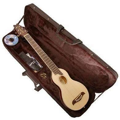 WASHBURN Rover RO10N - Travel Guitar chitarra acustica da viaggio con custodia