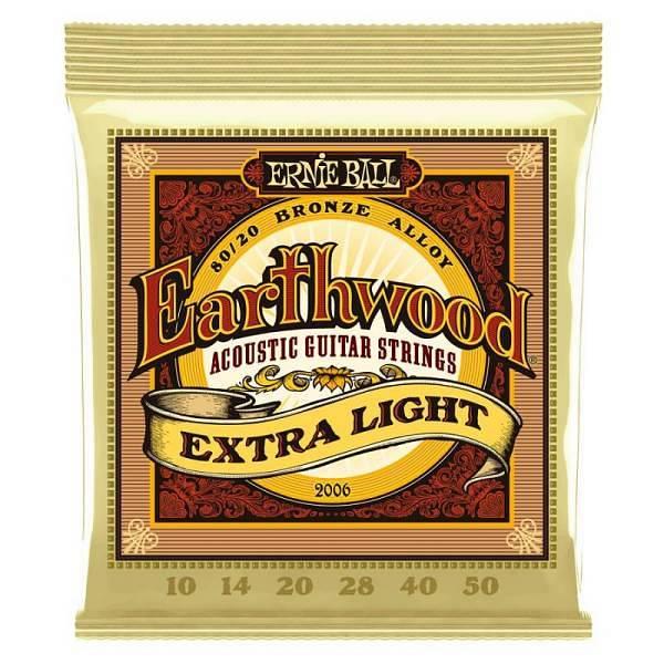 Ernie Ball 2006 Earthwood 80/20 Bronze Extra Light 10-50