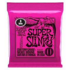 Ernie Ball 3223 Nickel Wound Super Slinky 9-42 CONFEZIONE DA 3 MUTE