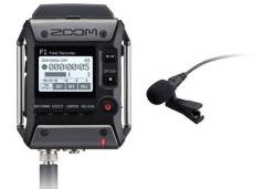 Zoom F1-LP Lavalier MIC PACK - Field Recorder con Microfono Lavalier