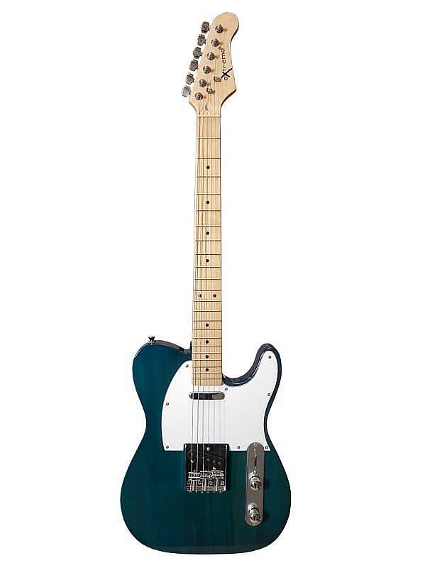 Extreme  ETL-100 BLUE GREEN CHITARRA ELETTRICA 22 TASTI  BLU VERDE