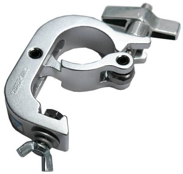 Extreme  CLAMP-M GANCIO CERTIFICATO TUV GERMANIA CARICO 250KG PER TRUSS FARI ALISCAF AGGANCIO RAPIDO SU AMERICANA DA 48 A 51 MM 