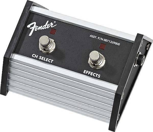 Fender 2-Button Footswitch: Channel Select / Effects On/Off with 1/4" Jack