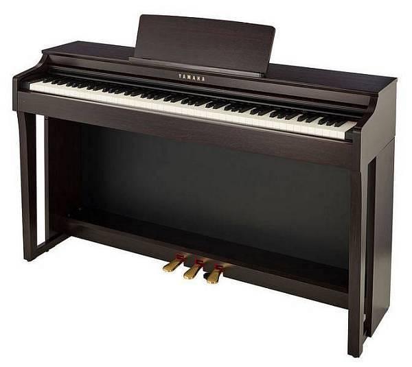 YAMAHA CLAVINOVA CLP625 ROSEWOOD PIANOFORTE DIGITALE 88 TASTI PESATI COLOR PALISSANDRO