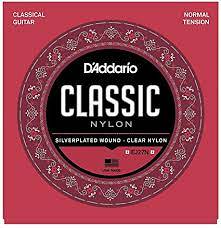 D'Addario EJ27N Silver Wound - set di corde per chitarra classica