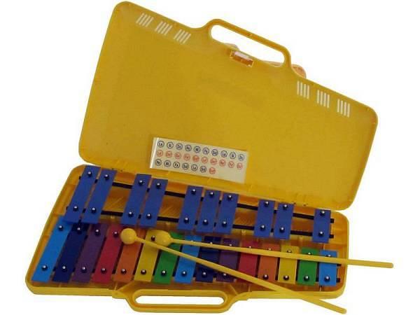 ANGEL AG-25 N3 METALLOFONO 25 PIASTRE COLORATE - GLOCKENSPIEL