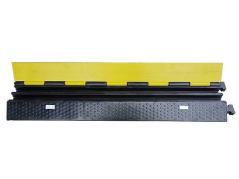 Extreme  CC241 PRO PEDANA PASSACAVO CANALINA CARRABILE DA 1 METRO 2 CANALI DA 30mm 4 RIFLETTORI CARICO 20 TONNELLATE LARGA 250x5
