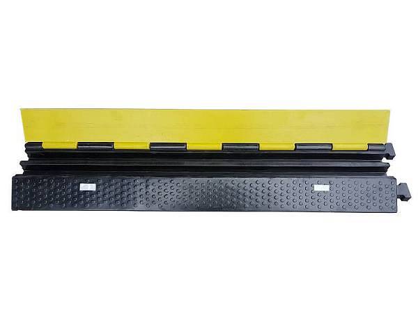 Extreme  CC241 PRO PEDANA PASSACAVO CANALINA CARRABILE DA 1 METRO 2 CANALI DA 30mm 4 RIFLETTORI CARICO 20 TONNELLATE LARGA 250x5