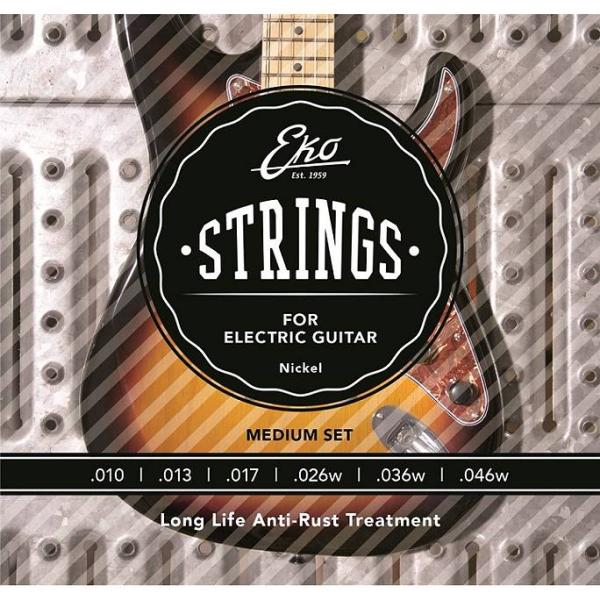 Eko Corde Chitarra Elettrica 10-46 Regular Set - muta di corde per chitarra elettrica