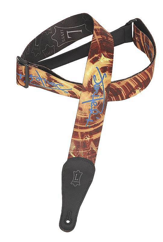 Levy's MPJH2-004 - poliestere - Jimi Hendrix - Yellow twister