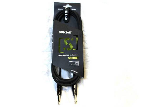 QUIKLOK Ss/one-3 Jack Mono/jack Mono 3 Mt - CAVO ASSEMBLATO PER STRUMENTI MUSICALI