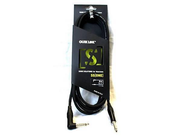 Quik Lok Sonic Solutions ONE A5 - cavo jack high definition con connettore a 90 - made in Italy