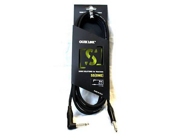 QUIKLOK Ss/one-a5 Jack Mono 90°/jack Mono 5 Mt - CAVO ASSEMBLATO PER STRUMENTI MUSICALI