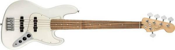 Fender Player Jazz Bass V Pau Ferro Polar White