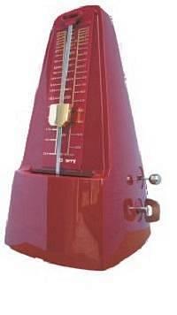 CHERRY MUSIC CM-20 METRONOMO MECCANICO CON CAMPANA COLORE ROSSO