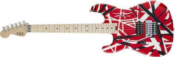 EVH Striped Series LH, R/B/W
