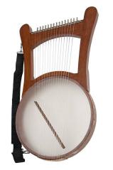 Muses NEVEL Harp 15 corde - Arpa biblica Arpa di Re Davide - in legno con custodia