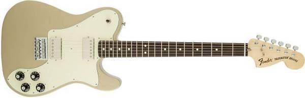 Fender Chris Shiflett Telecaster Deluxe RW Shoreline Gold