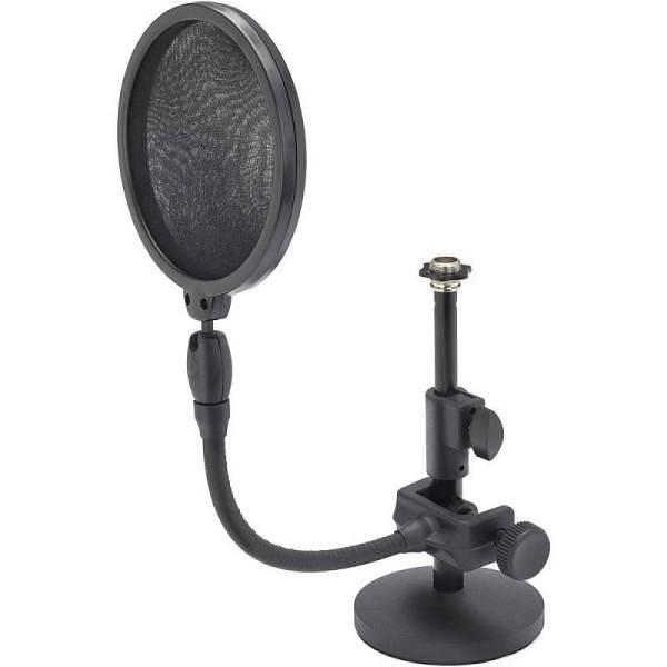 Samson MD2/PS05 Bundle - Asta microfonica da tavolo e Pop Filter