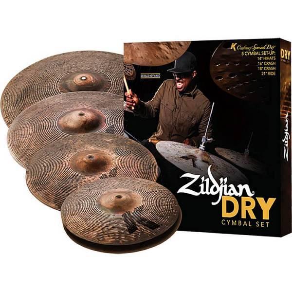 Zildjian 5 K Custom Special Dry (KCSP4681): ride + hi-hat + 2 crash