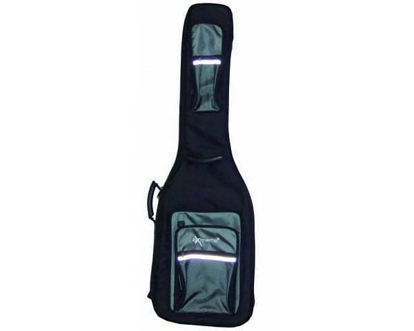 Extreme  BAG 807B CUSTODIA PROFESSIONALE PER BASSO ELETTRICO RESISTENTE IMBOTTITURA 8 mm + TASCHE ESTERNE PER ACCESSORI