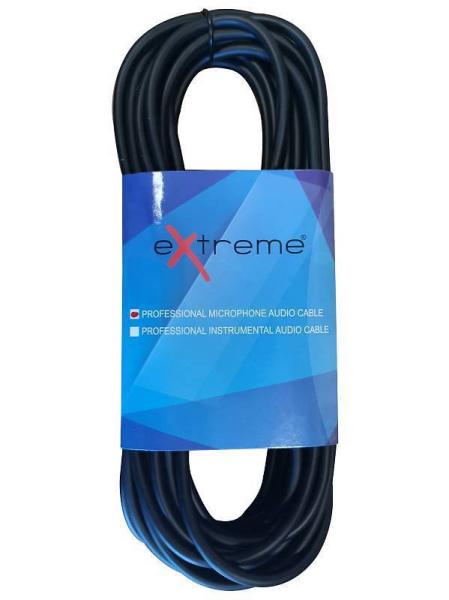 Extreme  CAVO MICROFONO/CASSE 10 METRI 1 CONNETTORE XLR MASCHIO 1 FEMMINA CAVO MICROFONICO 6.5MM