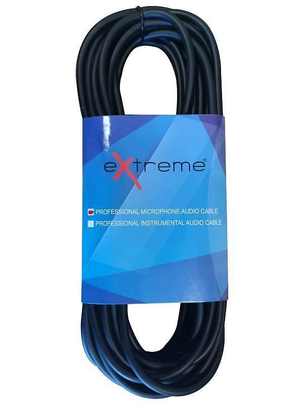Extreme CAVO MICROFONO/CASSE 10 METRI 1 CONNETTORE XLR MASCHIO 1 FEMMINA CAVO MICROFONICO 6.5MM