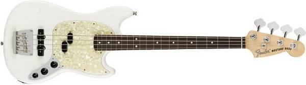 Fender American Performer Mustang Bass Rw Arctic White