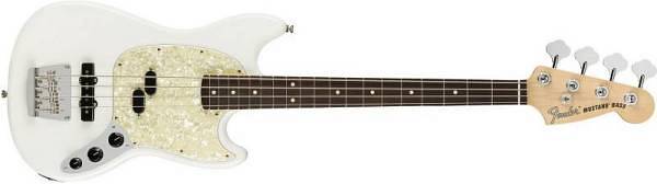 Fender American Performer Mustang Bass®, Rosewood Fingerboard, Arctic White