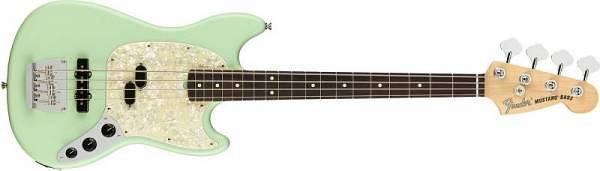 Fender American Performer Mustang Bass Rw Satin Surf Green