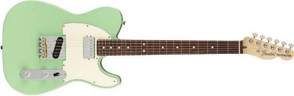 Fender American Performer Telecaster w/Humbucking Rw Satin Surf Green