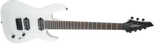 Jackson JS Series Dinky JS32-7 DKA Arch Top HT Amaranth fingerboard Snow White